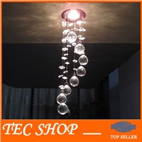 Best Price 3W LED Crystal Chandelier Modern Crystal Lamps Aisle Hallway Lights Diameter 85mm x Height 300mm