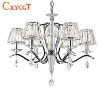 K9 Crystal Chandelier Light Fixture For the Bedroom Modern Lustres de Cristal Living Room Indoor Lamp Decoration AC110V~240V