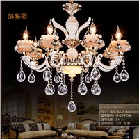 Modern Led Lustre Crystal Chandelier Lighting For Dining Living Room Candle  Chandeliers Lamp Indoor Light Fixture
