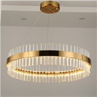 Post-modern simple fashion luxury Round Chandelier    crystal lamp LED Lustre Chandeliers Luminaire Lampen