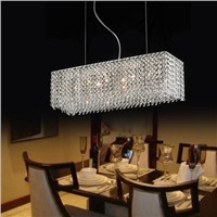 L650* W200* H150mm Rectangle Design Crystal Chandelier Luster Dining Room Bar Lighting