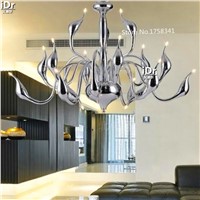 new modern chandelier fashion 12 head Swan chandelier top design lighting  Bedroom lamp Hall 100% quality guarantee