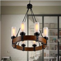 Europe Country 6/8 Heads Chandelier American Retro Lamps Home Decoration Lighting Dinning Room Lights E14 110-240V WPL194