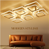 Super-thin Circel Rings Modern led ceiling chandelier lamp living room bedroom modern led ceiling chandelier lights SF100