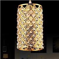 new modern fashion bar Aisle gold and silver crystal lamps stairs Crystal chandeliers