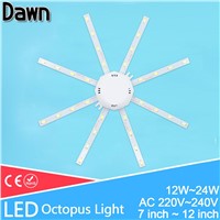 Surface Mounted Ceiling Lamp Led Panel Board Light 12w 16w 20w 24w Lampada Led 220v With Driver Octopus Bulb Led Wall Lamp