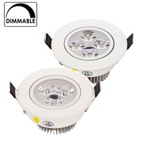 Hot Sale CREE 9W 12W LED Downlight  Dimmable Warm White Nature White Pure White Recessed LED Lamp Spot Light AC85-265V