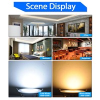 Soft Light 110~220v Thin LED Downlight 5w 7w 9w Showcase Light Brand Round Ceiling Recessed Light Cabinet Wall Down Lamp Kitchen