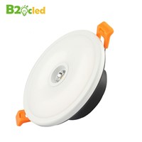 2pcs/lot LED Panel Light Controlled by Switch 3 kinds of brightness Downlight 85-265V Ceiling Round 3W 7W 10W for living room