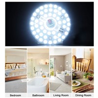 Magnet Ceiling Lamp LED Module AC220V 12W 18W 24W LED Light Source Replace Ceiling Lighting Accessory Plate Ring Warm Cool White
