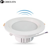 Chiclits Radar Sensor LED Downlight 5W 7W 220V Recessed Ceiling Spot light Lamp Energy Saving Light for Home Kitchen Round Shape