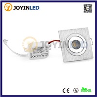 High power led 1W 3W mini led ceiling lamps square cabinet bedroom led downlights