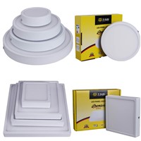 T-SUNRISE 8W/16W/24W/32W  Round/Square Led Panel Light Surface Mounted Downlight lighting Led ceiling down AC85-265V
