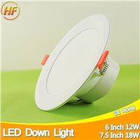 15CM 19CM High Performance Aluminum LED Downlight 12w 18w 220v Spot Ceiling LED Down Light Lamp Indoor Lighting Warm Cool White