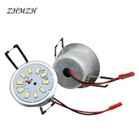 220V 110V Led Integrated Light Cup Aluminum Shell 3W 5W White/Warm White Built-in LED Driver Downlight 5730SMD Recessed Grid