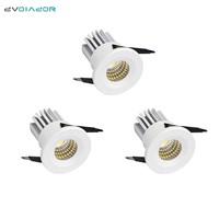 DVOLADOR Body White 3PCS COB LED Downlight 3W LED Recessed led Ceiling Lamp Light AC85-265V Warm White/White led Indoor Lighting