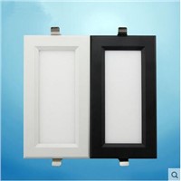 1pcs double Super Bright Recessed square LED Dimmable Downlight COB 15W LED Spot light LED decoration Ceiling Lamp AC110V 220V