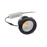 Super Bright 140MM cutout 30W Dimmable COB LED Downlight 100-240V 0-10V Dimmable Ceiling LED Dali Dimmer Down Light  10pcs/lot