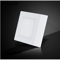 Surface Mounted Led Panel Downlight,6W 12W 18W 24W Led Panel Lamp,Square Led Ceiling Recessed Panel Light For Home AC85-265V