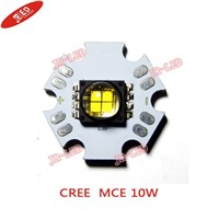 2 PCS High Quality 10W Cree MC-E 3-3.7V MCE High Power LED Chip Light Lamp warm White 2800-3500k for Bulb on 20mm Star PCB