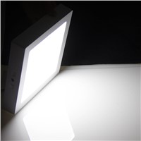 High Bright Surface Mounted Led Panel Light 6w 12w 18w Round/Square LED Ceiling Lamp No Cut LED Downlight AC85-265V for Bathroom
