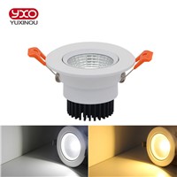 [YXO] Dimmable LED Downlight 7W 9W 12W 18W 20W 30W Spot LED DownLight Dimmable cob LED Spot Recessed down lights for living room
