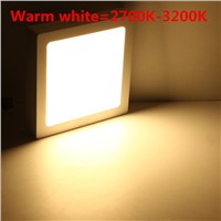6W-18W Square thin wall Surface Mount Ceiling led Light lamp SMD 2835 downlight fashion brief,110v-220v + LED Drive