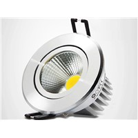 led lamp 3w 5W AC85-265V LED COB Downlight Spot Recessed Down light Lamp 3 years warranty time