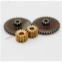 metal gears 0.5 modulus brass reduction gears for principal axis gear DIY Micro Motor diy Gear Box Mating Parts