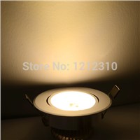 Dimmable 9W 12W 15W Ceiling downlight LED lamp Recessed Cabinet wall Bulb 110V-220V for home living room illumination 3pcs/lot