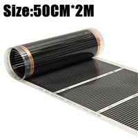 50CM*2M One Square Meter Floor Heating Film (No accessories) Far Infrared Heating film Tool Warming Film Mat