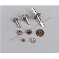 2 pcs metal Reduction Gears 0.4/0.45/0.5 Modulus Gear DIY Micro Motor Transmission Parts Gear Box Mating Parts
