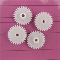 Factory wholesale (100pcs/lot) Main axle single layer gear 303A 0.5M 30 teeth for 3mm shaft tight fitting toy cars plastic gear