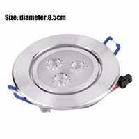 3W LED Ceiling lighting spots Light Recessed Downlight Spot Lamp Bulb Lights Driver Anti-rust Anti- Corrosion Optimized Design