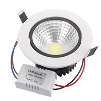 Non-dimmable LED Downlight 12W COB LED Recessed Ceiling lamp Fixture Spot LED Down Light AC100-245V Warm White/Cool White