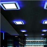New LED Panel Downlight 6W 9W 16W 3 Model LED Lamp Panel Light Double Color LED Ceiling Recessed Lights Indoor Lighting Bulb