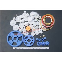 80 Pcs Different Type Mini Micro Plastic Gear 0.5 Modulus Rack Reduction Gear Box Use For micro motor Technology Model Making