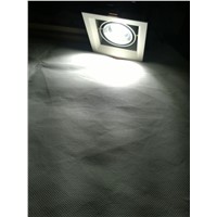 9w 15w 25w 40w unique adjustable angle square grille downlight lamp with SAA TUV led driver 3 years guarantee