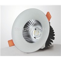 2015 Graceful design 100lm/w high quality COB 13,23 degree light emitting angle commercial downlight 9w