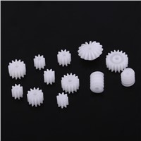26pcs/Lot Plastic Spindle Worm Gear &amp;amp;amp; Sleeve 2MM/2.3MM/3MM/3.17MM/4MM for Aircraft Car Model