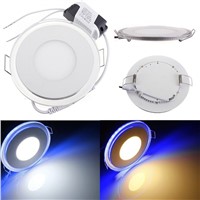 Round Acrylic LED Panel Light 10W 15W 20W  LED Ceiling Recessed Light For Home Living Room Indoor Lighting