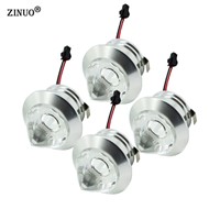 ZINUO 10pcs/lot 1W 3W Mini Led downlight Cabinet Lamps Led Recessed Cabinet Spot light  White,Warm white AC85-265V