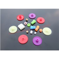 17pcs/pack  plastic 0.4 module colour Gear micro gear miniature gear for DIY Micro DC Motor Gears