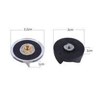 Black and Transparent Replacement 2 Base Gear and 2 Rubber Blade Gears Spare Parts for Magic Bullet 250W Juicer