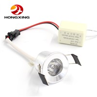 1pcs/lot 1W 3W Mini Led Cabinet downlight Led Recessed Cabinet Spot light Include Led Driver White,Warm white AC85-265V