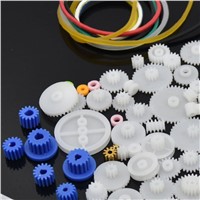 80pcs Mixed Plastic Gear Motor Toy Gearbox Robot Car Ship Aircraft RC Craft DIY Repair Science Technology Model Accessories