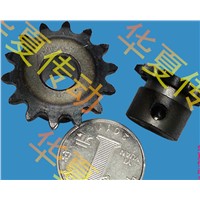 Diameter:27mm 25H /45steel-12Teeths  precision small chain wheel --Pitch: 6.35MM- hole d:6mm