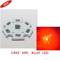 Freeshipping!10pcs X Cree XPE XP-E R3 1-3W LED Emitter  Red  LED with 20MM heatsink