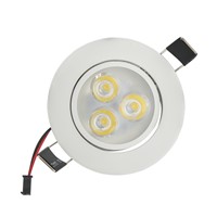 Hot selling 3W 6W Dimmable LED Downlights Recessed Light Warm/Cool White With Power 60 Beam Angle CE&amp;ROHS CE RoHS