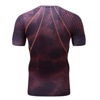 Mens Fitness 3 D Prints Short Sleeves T Shirt Men Bodybuilding Skin Tight Thermal Compression Shirts Crossfit Workout Top Gear
